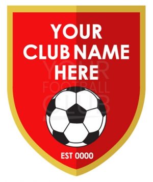 Football club Logo Design Badge FB006 Red Gold 5